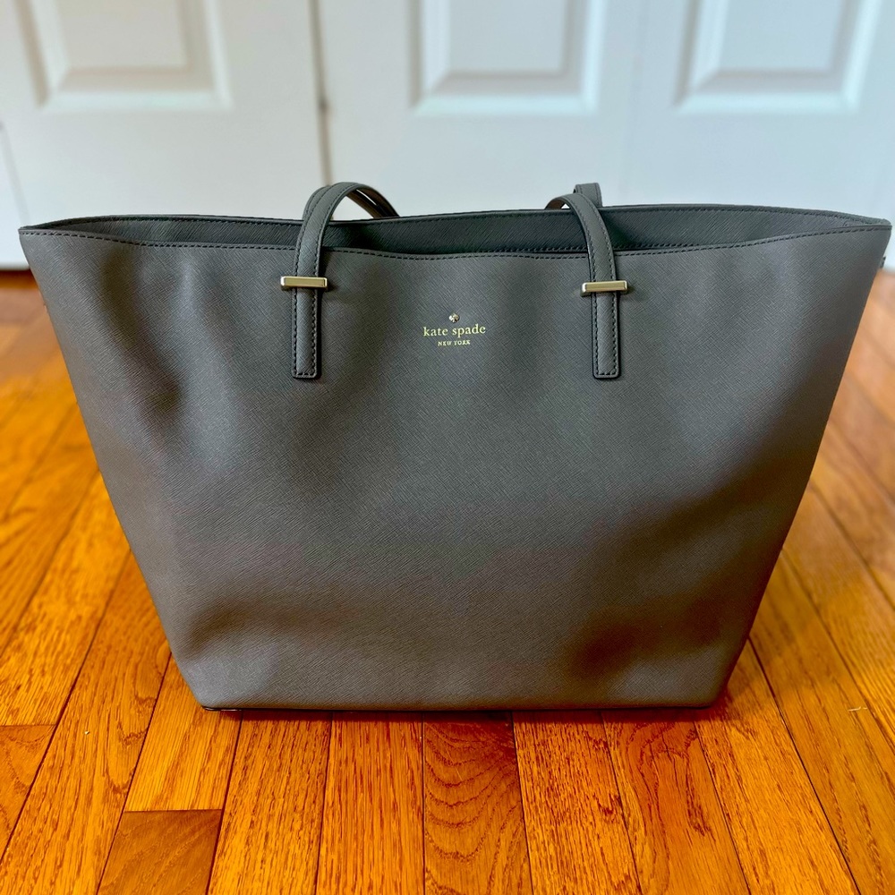 kate spade gray tote